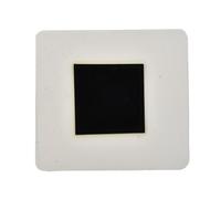 Field Viewer Pattern Display Membrane for Magnetic Field Detection, 25/30/50mm Yellow True Color & Gray Effect, ABS Material, Portable Test Tool for Science Education, Quality Control, and Research