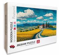 Field Wooden Jigsaw Puzzles 48x32in, View Jigsaw Puzzles 3000 Pieces for Adults with Box, Back Lettering Easy to Distinguish, Educational Challenging Game, Summer Decoration, Beautiful Gifts, 7-3493