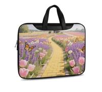 Field Yellow Brick Road PU Leather Laptop Tote Bag