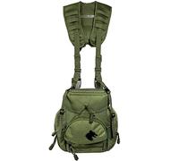 FIELDCRAFT Binocular Harness Chest Pack Field Pack Case for Men and Women for Binos Cameras Optics Rangefinder Gear Green (Green)