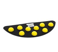 Fielder's Dome Mat - Baseball and Softball Training Equipment for Improved Fielding, Catching, Agility, Hand-Eye Coordination, Focus and Reaction Sports Speed Skills Development. 33.5" x 14" x 1.75"