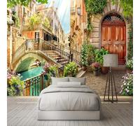 Fields Countryside Towns Buildings Plants Vines 3D Wallpaper Luxury Silk Study Dining Feature Sofa Grey Bedroom Living Room Tv Decorative Wall-400cm×280cm