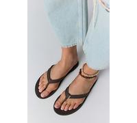 Fields Flip Flops by Hari Mari at Free People in Mocha/Mint, Size: US 8 - female
