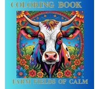 Fields of Calm: A Farm-Themed Coloring Book for Stress Relief and Creativity