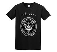 Fields of The Nephilim Logo O Neck Men T Shirt S, Black