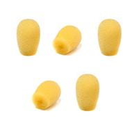 Fielect 10Pcs Foam Mic Cover Headset Microphone Windscreen Shield Protection skin 9x12mm Length for Headset Lapel Lavalier