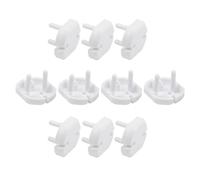 Fielect 20Pcs Outlet Plugs Covers EU Outlet Covers Childproof Plug Protectors Electric Socket Cover Electrical Protector 2-Hole White 20Pcs