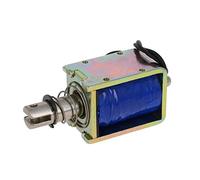 Fielect DC 12V 25N Push Pull Type Solenoid Electromagnet, 0.4A 4.8W 10mm Stroke Open Frame Solenoid Electromagnet Linear Motion, JF-1040B-12V