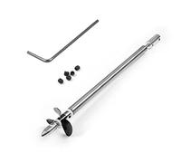 Fielect Drive Shaft w Propeller and Universal Joint for RC Boat, L200mm Shaft, L150mm Sleeve, D36mm Propeller, Fit for 2mm Motor Shaft