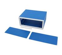 Fielect Metal Enclosure Project Case for Electronics - DIY Blue, 9.06" x 7.28" x 3.94"
