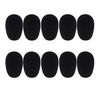 Fielect Mini Microphone Headset Windscreen Sponge Foam Mic Cover Protector Multiple Sizes 10Pcs 29x40mm