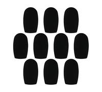 Fielect Mini Microphone Sponge Multiple sizes Conference wheat M6 (inner diameter 16mm) 10pcs 30-33mmDia 60mmLong