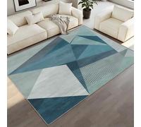 FIEMAR Modern Rugs, 200x300cm Contemporary Art Area Rug, Minimalism Patchwork Carpet, Extra Large Size Bedroom Dining Room Lounge Home Office Decor Soft Touch Short Pile Style Non Shedding