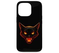 Fiendish Feline Halloween Horror Art Case for iPhone 13 Pro