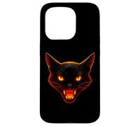 Fiendish Feline Halloween Horror Art Case for iPhone 15 Pro