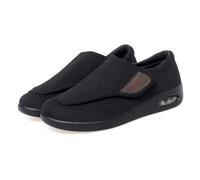 FIENZA Diabetic Shoes for Women Men Extra Wide Width, Women Wide Walking Shoes, Adjustable Velcro Elderly Diabetic Edema Swollen Feet Shoes for Neuropathy Walking Shoes for Diabetics Pain Relief