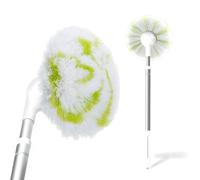 Fieploom Tub Tile Scrubber Brush with 28" Extendable Pole, 1 Pc Non-Scratch Soft Tub Brush Mop, Bathroom Brush with Long Handle for Bathtub Shower Sink Basin Tile Wall