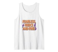 Fierce and Fearless Strong Woman Believe in Yourself Tank Top