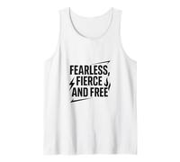 Fierce and Fearless Strong Woman Believe in Yourself Tank Top