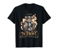 Fierce Armored Mouse Warrior Always Stands in Front T-Shirt