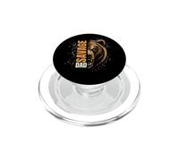 Fierce Bear Gift Savage Dad Graphic Beast Design PopSockets PopGrip for MagSafe