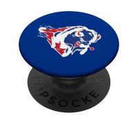 Fierce Bison American Buffalo Wild Animal Lover PopSockets Adhesive PopGrip