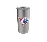 Fierce Bison American Buffalo Wild Animal Lover Stainless Steel Insulated Tumbler