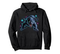 Fierce Black Panther Attack Pullover Hoodie