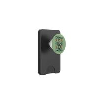 Fierce Chinga La Migra Snake Design Floral PopSockets PopWallet for MagSafe