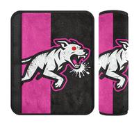 Fierce Dog Purple Black 2 Pack Seatbelt Shoulder Strap Cushion, Stop seat Belt Cutting into Neck, car seat Protector for Auto