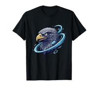 Fierce Eagle Head with Dynamic Blue Water T-Shirt
