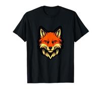 Fierce Fox Predator Vector Art Design T-Shirt