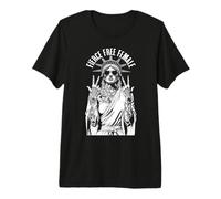 Fierce Free Female Tattooed Inked Statue of Liberty Feminist Premium T-Shirt
