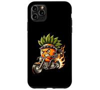 Fierce Fruit Biker On Fire Two Wheels Fun Case for iPhone 11 Pro Max