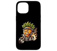 Fierce Fruit Biker On Fire Two Wheels Fun Case for iPhone 15