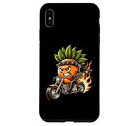 Fierce Fruit Biker On Fire Two Wheels Fun Case for iPhone XS Max
