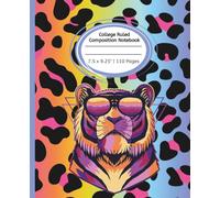 Fierce & Fun Tiger College Ruled Composition Journal Notebook: Notebook for Kids and Students | 110 pages, 7.5" x 9.25"
