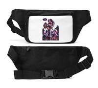 Fierce Girl with Severed Head Unisex Waist Bag Black