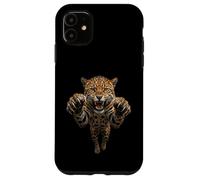 Fierce Leaping Jaguar Big Cat Graphic Case for iPhone 11