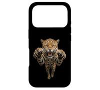 Fierce Leaping Jaguar Big Cat Graphic Case for iPhone 17 Pro