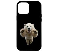 Fierce Leaping Polar Bear Wild Animal Graphic Case for iPhone 12 Pro Max