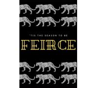 Fierce Leopard Print Notebook A5: Perfect Gift Book, Diary, Travel Journal, For Her, Work Notebook, Study Notebook, Wellness Journal