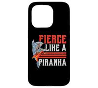 Fierce Like A Piranha Collector Aquarist Fishkeeping Fish Case for iPhone 15 Pro