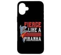 Fierce Like A Piranha Collector Aquarist Fishkeeping Fish Case for iPhone 16 Plus