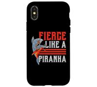 Fierce Like A Piranha Collector Aquarist Fishkeeping Fish Case for iPhone X/XS