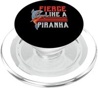 Fierce Like A Piranha Collector Aquarist Fishkeeping Fish PopSockets PopGrip for MagSafe