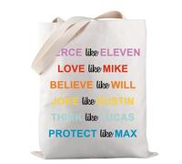 Fierce Like Eleven Love Like Mike Tote Bag TV Show Characters Tote Bag Gift For Fans (FIERCE like ELEVEN TB)