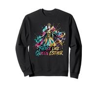 Fierce Like Queen Esther Biblical Woman faith Christian Sweatshirt