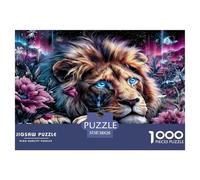 Fierce Lion 1000 Piece Jigsaw Puzzles for Adults Impossible Beautiful Home Decoration Art Colorful DIY Craft 38x26cm/1000pcs