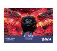 Fierce Lion 1000 Piece Jigsaw Puzzles for Adults Impossible Birthday Gifts for Women And Man Art Colorful DIY Craft 70x50cm/1000pcs